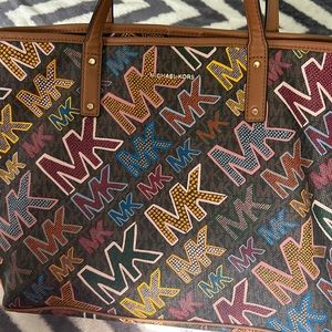 Authentic colorful tote bag